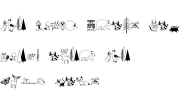 The Wild by Illustration Ink — Dingbats Font — thumbnail 8