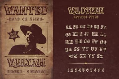 The Wildtern by Burntilldead — Slab Serif Font — thumbnail 4