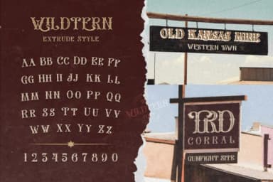 The Wildtern by Burntilldead — Slab Serif Font — thumbnail 6