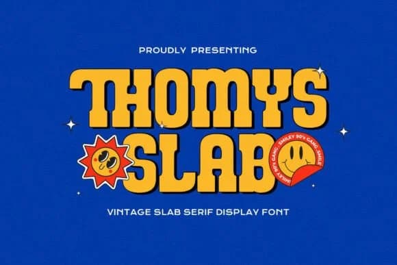 Thomys Slab by imoodev — Slab Serif Font