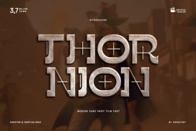Thornion by fontkong — Slab Serif Font — thumbnail 1