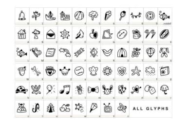 Tickle by YandiDesigns — Dingbats Font — thumbnail 2