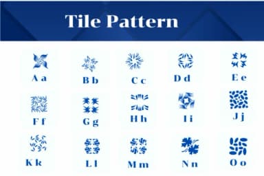 Tile Pattern by Apiwat Type — Dingbats Font — thumbnail 2