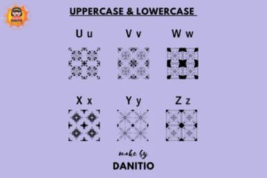 Tiling Pattern by danita.kukkai — Dingbats Font — thumbnail 4