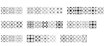 Tiling Pattern by danita.kukkai — Dingbats Font — thumbnail 6