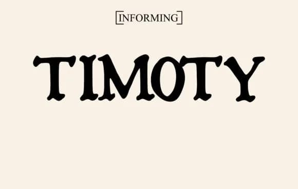 Timoty by OliviaFontCo — Slab Serif Font