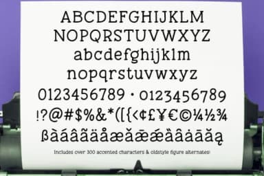 Tippy Tappy Type by GeekMissy — Slab Serif Font — thumbnail 2
