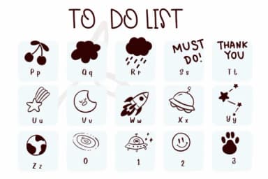 To Do List by Sirinart — Dingbats Font — thumbnail 3