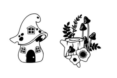 Toadstool Tales Dingbats by Illustration Ink — Dingbats Font — thumbnail 3