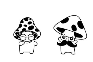 Toadstool Tales Emojis Dingbats by Illustration Ink — Dingbats Font — thumbnail 3