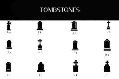 Tombstones by Heartcraft Atelier — Dingbats Font — thumbnail 2