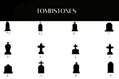 Tombstones by Heartcraft Atelier — Dingbats Font — thumbnail 4
