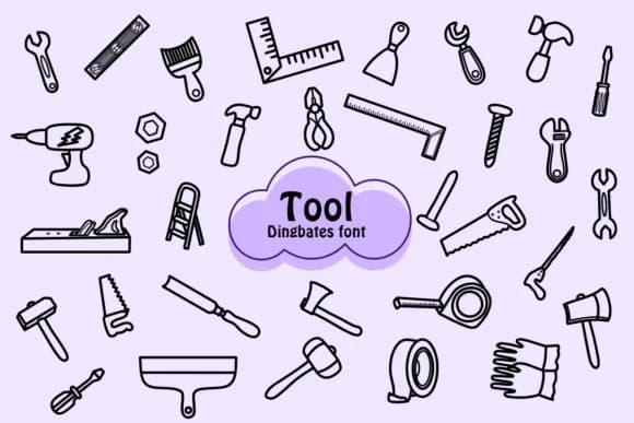 Tool by Chonada — Dingbats Font