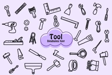 Tool by Chonada — Dingbats Font — thumbnail 1