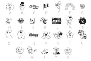 Toon Time Lucky by Illustration Ink — Dingbats Font — thumbnail 6
