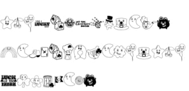 Toon Time Lucky by Illustration Ink — Dingbats Font — thumbnail 8