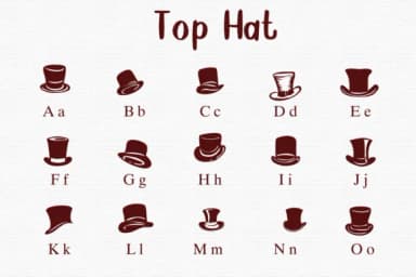 Top Hat by Nongyao — Dingbats Font — thumbnail 2