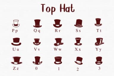 Top Hat by Nongyao — Dingbats Font — thumbnail 3
