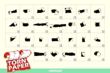 Torn Paper by onoborgol — Dingbats Font — thumbnail 3