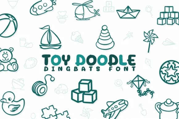 Toy Doodle by Chonada — Dingbats Font