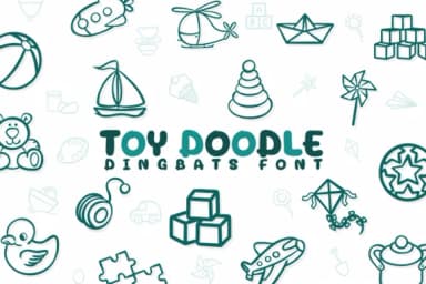 Toy Doodle by Chonada — Dingbats Font — thumbnail 1