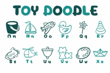 Toy Doodle by Chonada — Dingbats Font — thumbnail 3