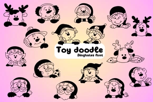 Toy Doodle by Chonada — Dingbats Font