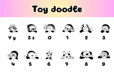 Toy Doodle by Chonada — Dingbats Font — thumbnail 4