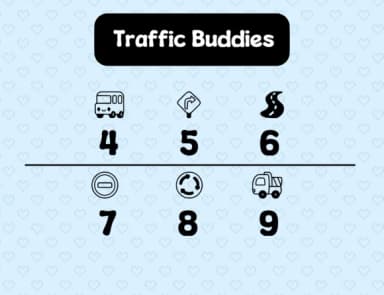 Traffic Buddies by Distiny4919 — Dingbats Font — thumbnail 4