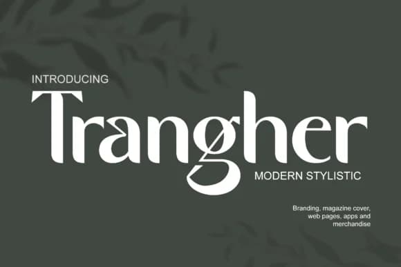 Trangher by Graphue — Slab Serif Font
