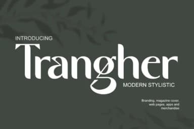 Trangher by Graphue — Slab Serif Font — thumbnail 1