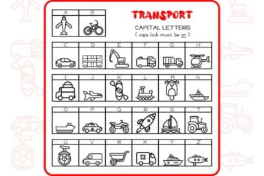 Transport Alphabet by WADLEN — Dingbats Font — thumbnail 2