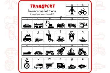 Transport Alphabet by WADLEN — Dingbats Font — thumbnail 3