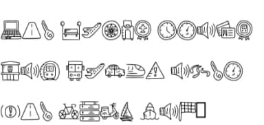 Transportation Doodle by CrafterFonts — Dingbats Font — thumbnail 5