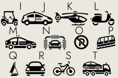Transportation Icons Dingbats by Minimalistartstudio — Dingbats Font — thumbnail 2
