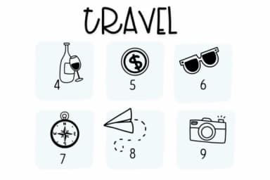 Travel by Sirinart — Dingbats Font — thumbnail 4