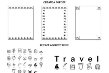 Travel Doodle by digitalplannerland — Dingbats Font — thumbnail 6