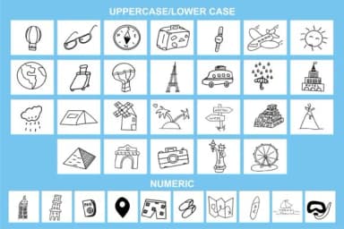 Travelista by edywiyonopp — Dingbats Font — thumbnail 2