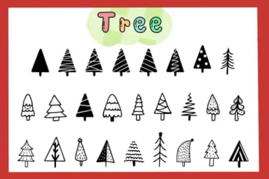 Tree by Foam-Design Store — Dingbats Font — thumbnail 2