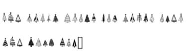 Tree by Foam-Design Store — Dingbats Font — thumbnail 6