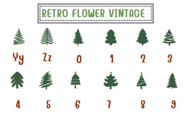 Tree Christmas by PraewDesigns — Dingbats Font — thumbnail 4