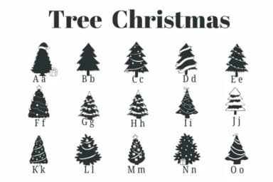 Tree Christmas by Suphitchaya — Dingbats Font — thumbnail 2
