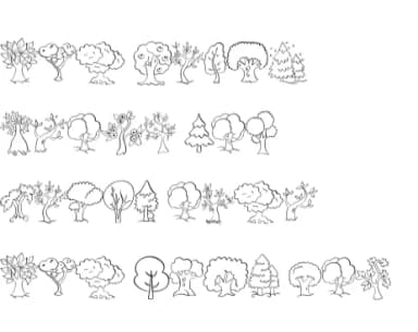 Tree Cute by Sirinart — Dingbats Font — thumbnail 8