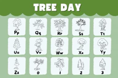 Tree Day by Natchuta — Dingbats Font — thumbnail 3