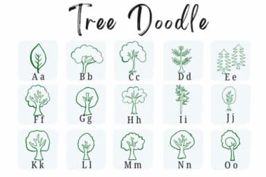 Tree Doodle by Suphitchaya — Dingbats Font — thumbnail 2