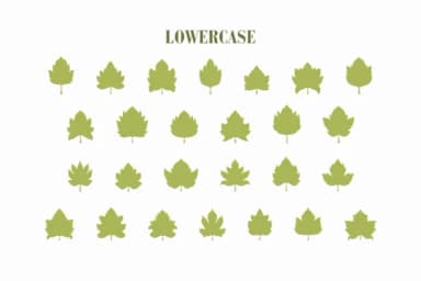 Tree Leaves by Eystore — Dingbats Font — thumbnail 3