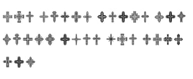 Tribal Cross by MOMAT THIRTYONE — Dingbats Font — thumbnail 6