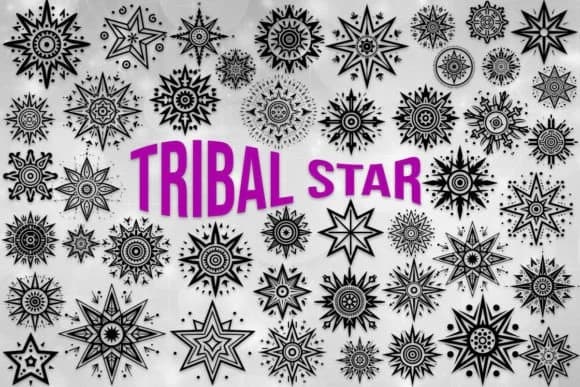 Tribal Star by MOMAT THIRTYONE — Dingbats Font