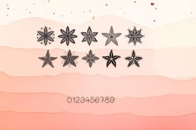 Tribal Starfish by MOMAT THIRTYONE — Dingbats Font — thumbnail 4