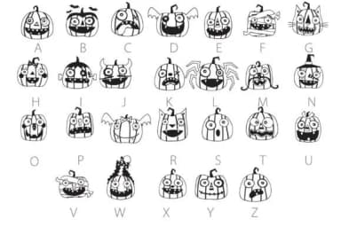 Trick or Treat by Illustration Ink — Dingbats Font — thumbnail 4